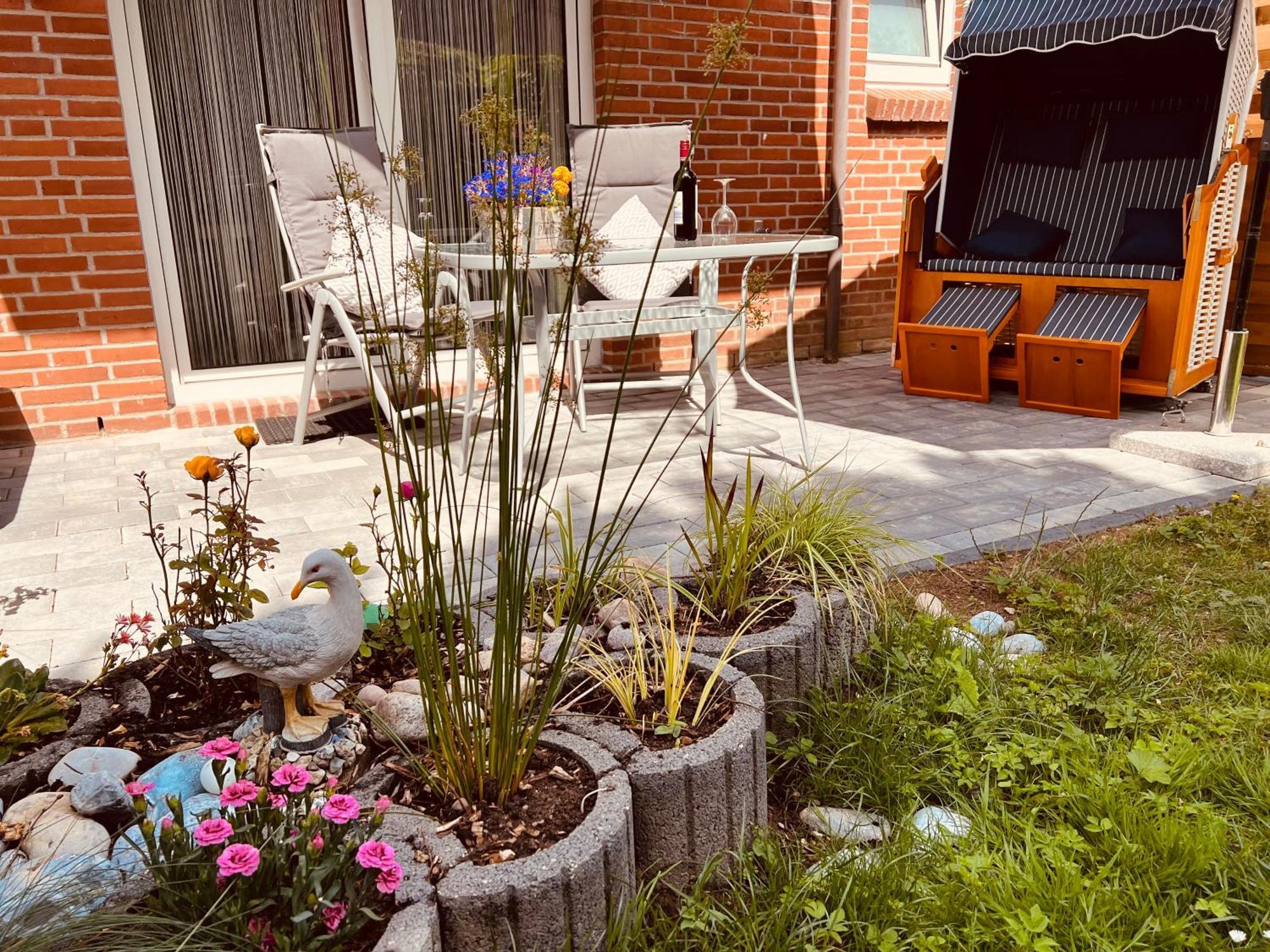 Seelund - Meeresrauschen Lauschen - Ruhiges Sonniges Apartment Mit Garten Und Terrasse Nahe Strand Und Ostsee Schönhagen المظهر الخارجي الصورة