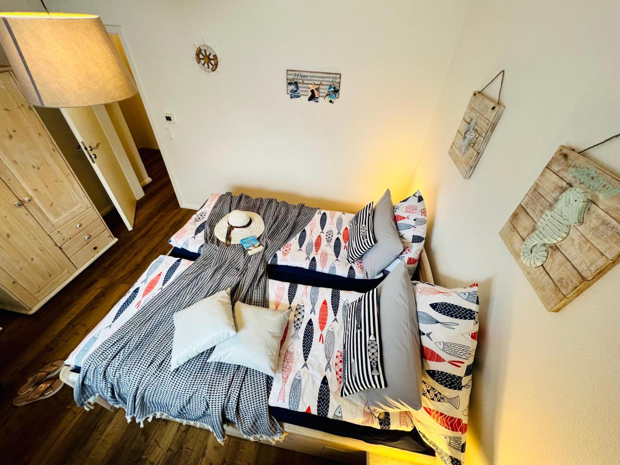 Seelund - Meeresrauschen Lauschen - Ruhiges Sonniges Apartment Mit Garten Und Terrasse Nahe Strand Und Ostsee Schönhagen المظهر الخارجي الصورة